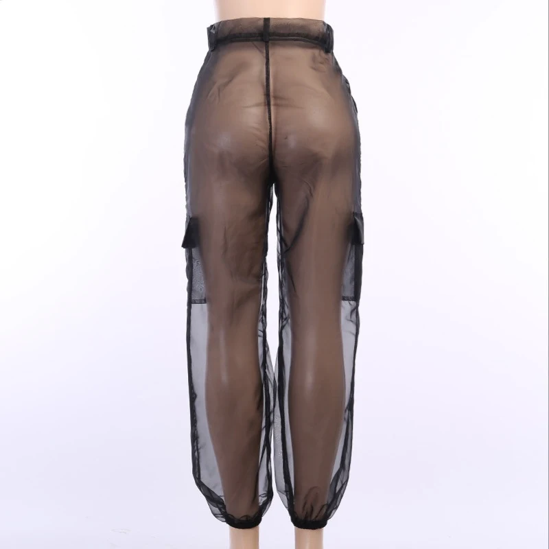 Women's Mesh See-through Baggy Pants. Lightweight, breathable and stylish, these pants are perfect for a comfortable, br — photo 20