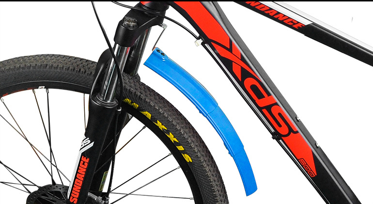 Title 1, Retractable Bicycle Mudguard. Keeps you clean a...