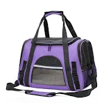 Tragbare, atmungsaktive Auto-Haustier-Tasche, faltbar. Perfekt für Reisen mit Hund oder Katze. Bequem und sicher unterwegs. — foto 3