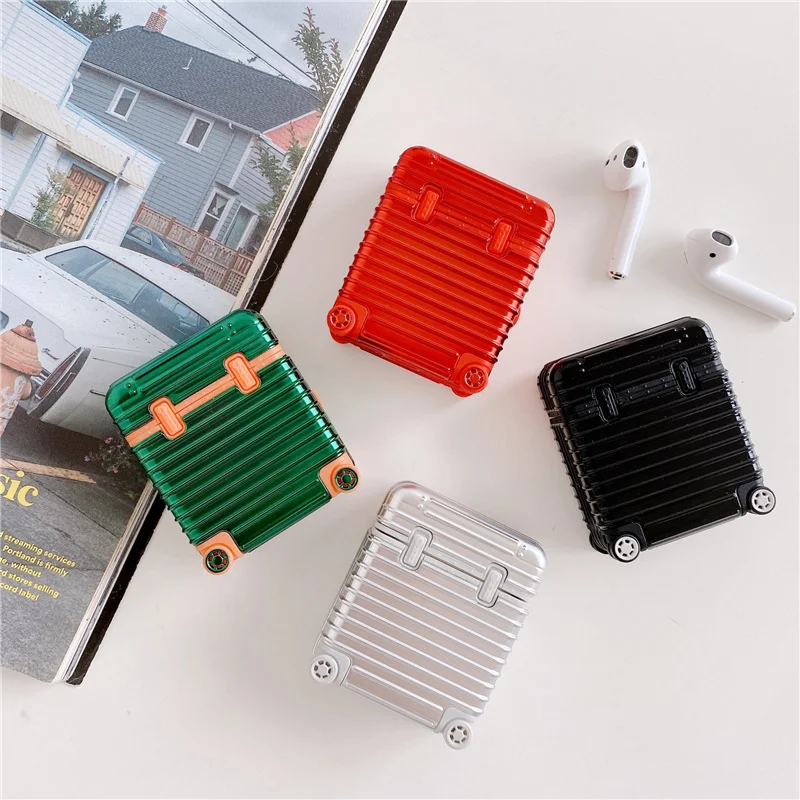 Title 1, Apple compatible electroplated luggage case ear...
