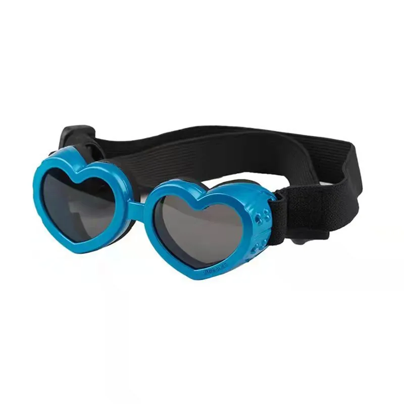 Title 33, 1 Pcs Heart-shaped Small Dog Sunglasses Waterpr...