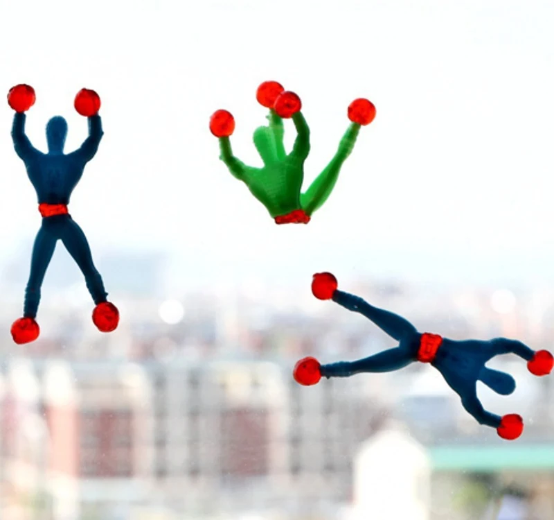 20pc Small Sticky Man Climb On The Wall Children Toys Stick Man Bendy Toy Wall Climbing Man Fun Adhesive Game — photo 3