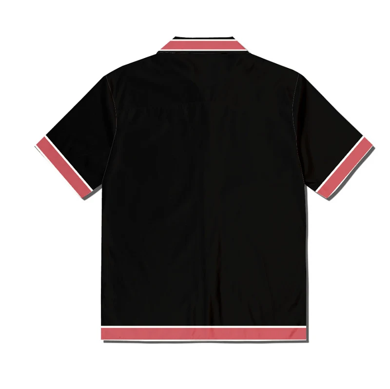 Title 1, Lapel Mens Teen Couple Digital Printed Top, co...