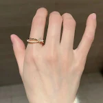 Anel de borboleta esmaltado colorido para mulheres Jóia feminina vibrante e charmosa Acessório perfeito para realçar seu estilo Presente ideal para ela — foto 3
