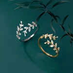 Anel de Galho para Mulher Joia Primavera Verão Anel Fashion Design Exclusivo para a Temporada Toque Natural e Elegância — foto 1