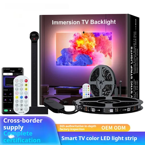 Title 2, TV Same Screen Ambience Light Smart Strip, Sync...