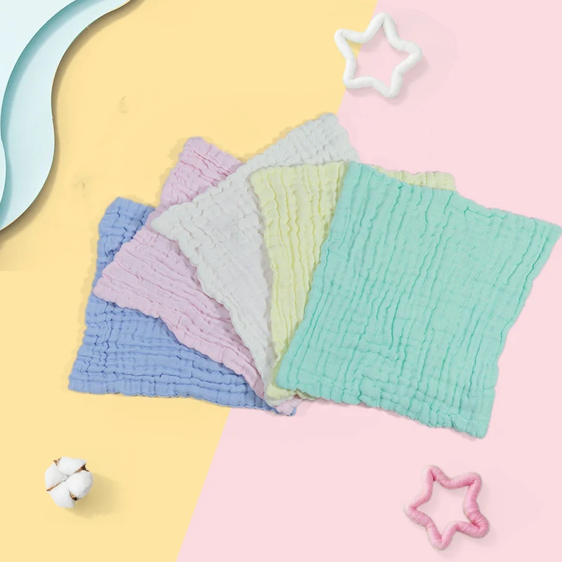 Toalha de baba de gaze de algodão para bebê com 6 camadas, macia e absorvente. Essencial para o conforto e higiene do seu bebê. — foto 10