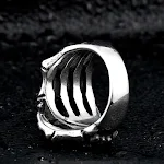 Anel Punk Criativo Beier de Aço Titânio com Design de Mão Esquelética, expresse sua personalidade única, resistente e estiloso, para um visual impactante. — foto 7