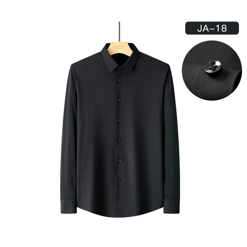 Camisa masculina sem ferro, com elasticidade, relevo, que não marca e não amassa. Conforto e estilo para o dia a dia e trabalho. — foto 3
