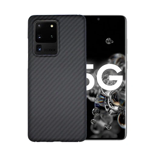 Title 4, Capa de telefone em fibra de carbono e Kevlar à...