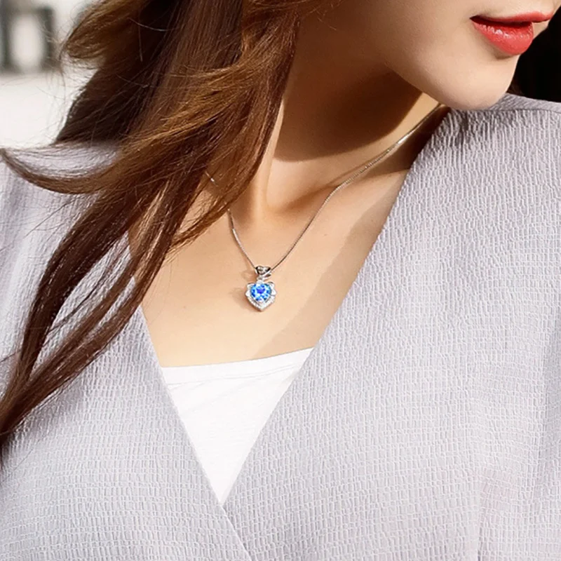 Pingente de coração superior de topázio natural, uma joia elegante que realça sua beleza e adiciona um toque de sofisticação. — foto 11