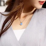 Pingente de coração superior de topázio natural, uma joia elegante que realça sua beleza e adiciona um toque de sofisticação. — foto 11