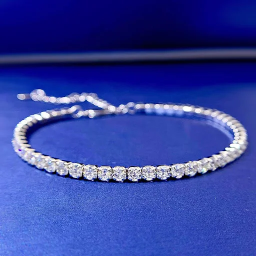 Title 2, Nova pulseira feminina de diamante completo em ...