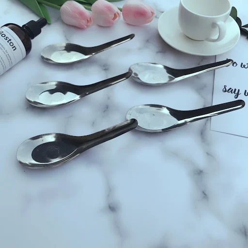 Title 1, Stainless Steel Big Flat Spoon Special for easy...