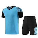 PD02 Sky Blue Shorts Suit