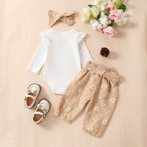 Title 10, Conjunto de três peças de laço para bebê Simple...