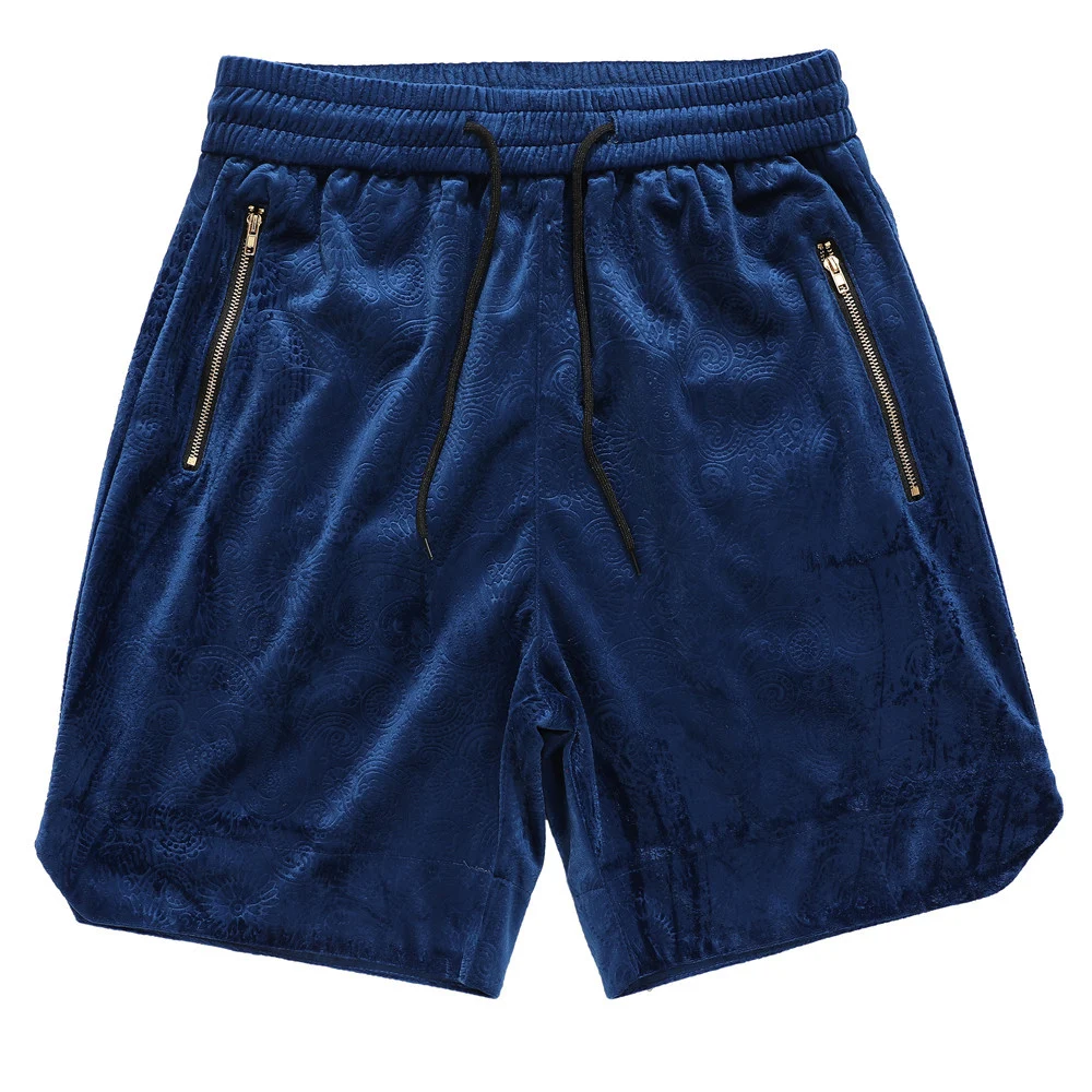 Tide Brand Drawstring Elastic Waist Straight Five-point Pants offer comfort and style for everyday wear. Easy to wear, p — photo 6