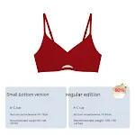 No Size Breathable Thin Summer No Steel Ring Push Up Bra Underwear for Women. Lightweight, comfortable, and provides a s — photo 5