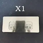 4X17Brushed sticker 1pc