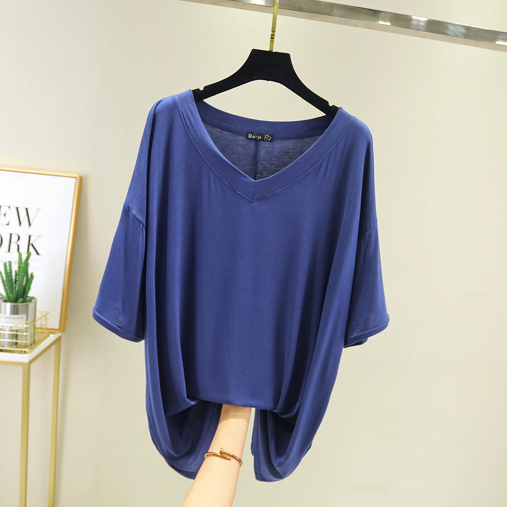 Title 6, Korean Style Summer Thin Loose Short Sleeve T-s...