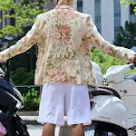 Terno de impressão de moda casual masculino, confortável e estiloso. Perfeito para looks diários e ocasiões informais, eleve seu estilo sem esforço. — foto 1