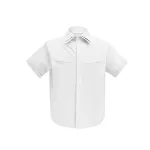 Short sleeved white