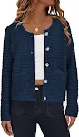Women's Knitted Button Cardigan Top, a versatile essential. Soft, comfortable and stylish, perfect for layering, and ide — photo 6