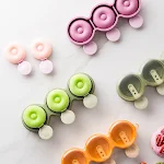Food Grade Silicone Donut Ice Cream Mold Make fun and healthy frozen treats in donut shapes for kids and adults easily a — photo 1