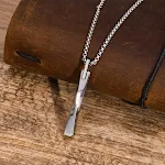 Colar aço tungstênio Mobius europeu e americano, colorido. Elegância duradoura e moderna para mulheres. Um acessório perfeito e um presente ideal. — foto 8