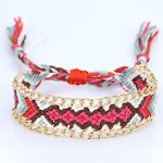 Etnische Handgeweven Armband, Ambachtelijk, Uniek Design, Perfect Cadeau, Stijlvolle Accessoire voor Boho-Chic Look en uitstraling. — foto 7