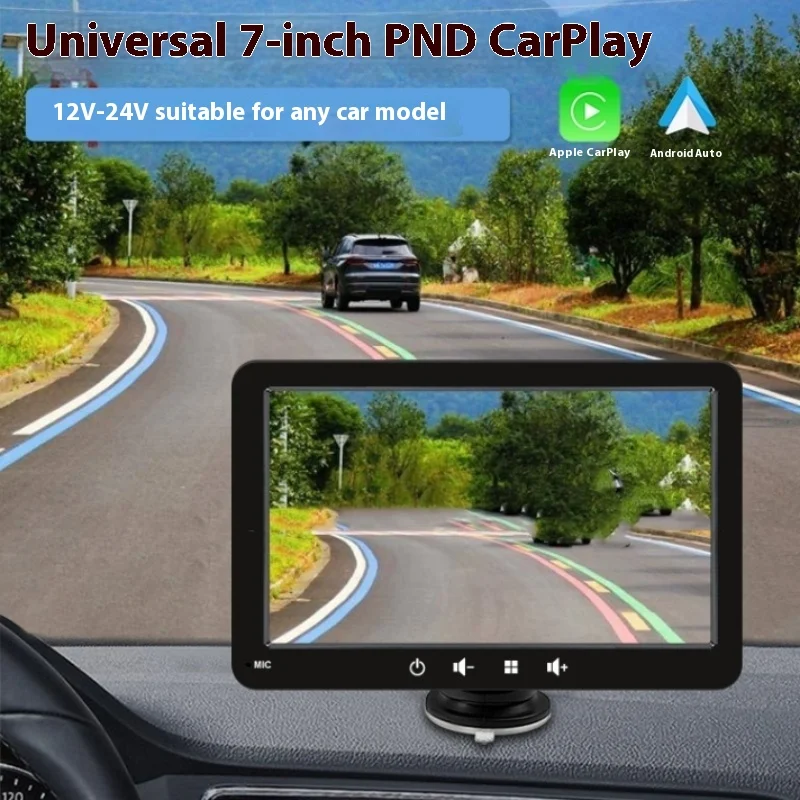 7-inch Portable Wired Wireless CarPlayAndroid Auto Car Suction Navigator Display, Easy to Use, Seamless Navigation, Enha — photo 2