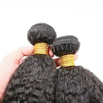 Tendina capelli parrucca fibra sintetica umana naturale, aspetto naturale, facile da usare, lunghezza versatile, ideale per look quotidiani. — foto 4