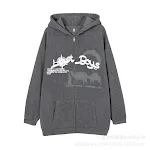 Moletom com zíper Casual Deserto Team Of Camels, perfeito para uso diário, confortável e estiloso. Ideal para um visual descontraído em diversas ocasiões. — foto 20