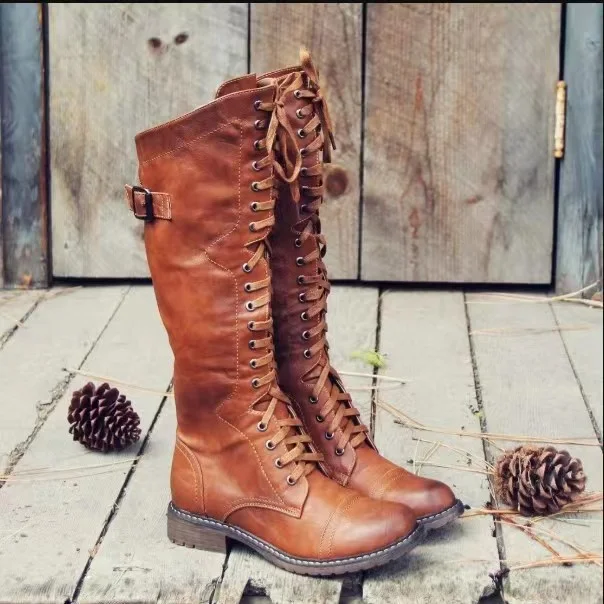 Title 7, Chunky Heel Casual European And American Fashio...