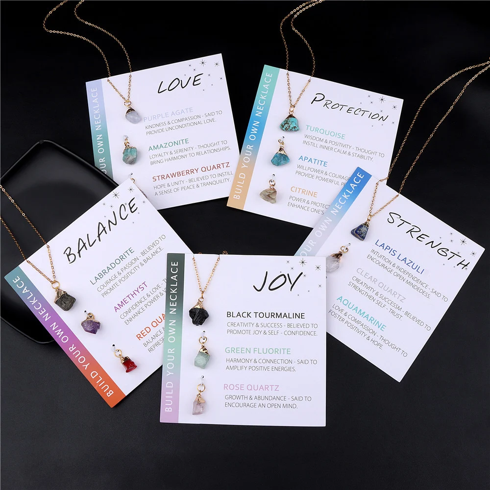 Colar de Ágata Irregular de Pedra de Cristal Natural Artesanal Simples e Elegante Joia Feminina, Perfeito para Presentear — foto 10