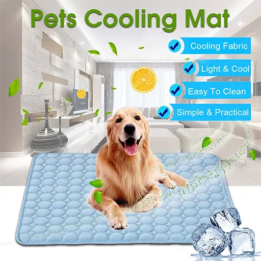 Dog Mat Cooling Summer Pad Mat For Dogs Cat Blanket Sofa Breathable Pet Dog Bed Summer Washable For Small Medium Large D — photo 4
