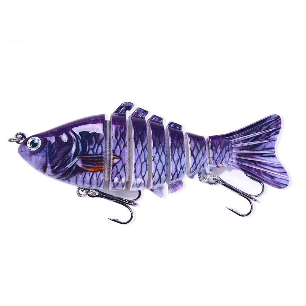 Lure 10CM Isca de Pesca Multi-seções Isca Dura Isca Artificial Natação Realista Atraindo Peixes Grandes — foto 16