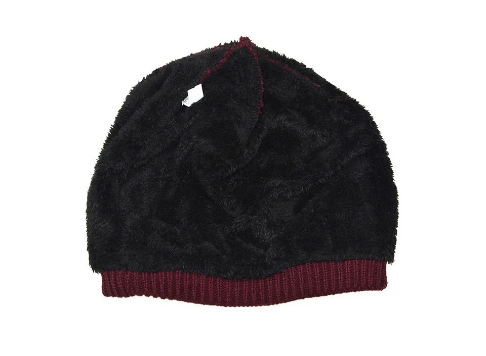 Chapéu masculino de inverno de pelúcia quente para atividades ao ar livre com placa – Conforto e proteção contra o frio para aventuras na neve — foto 1