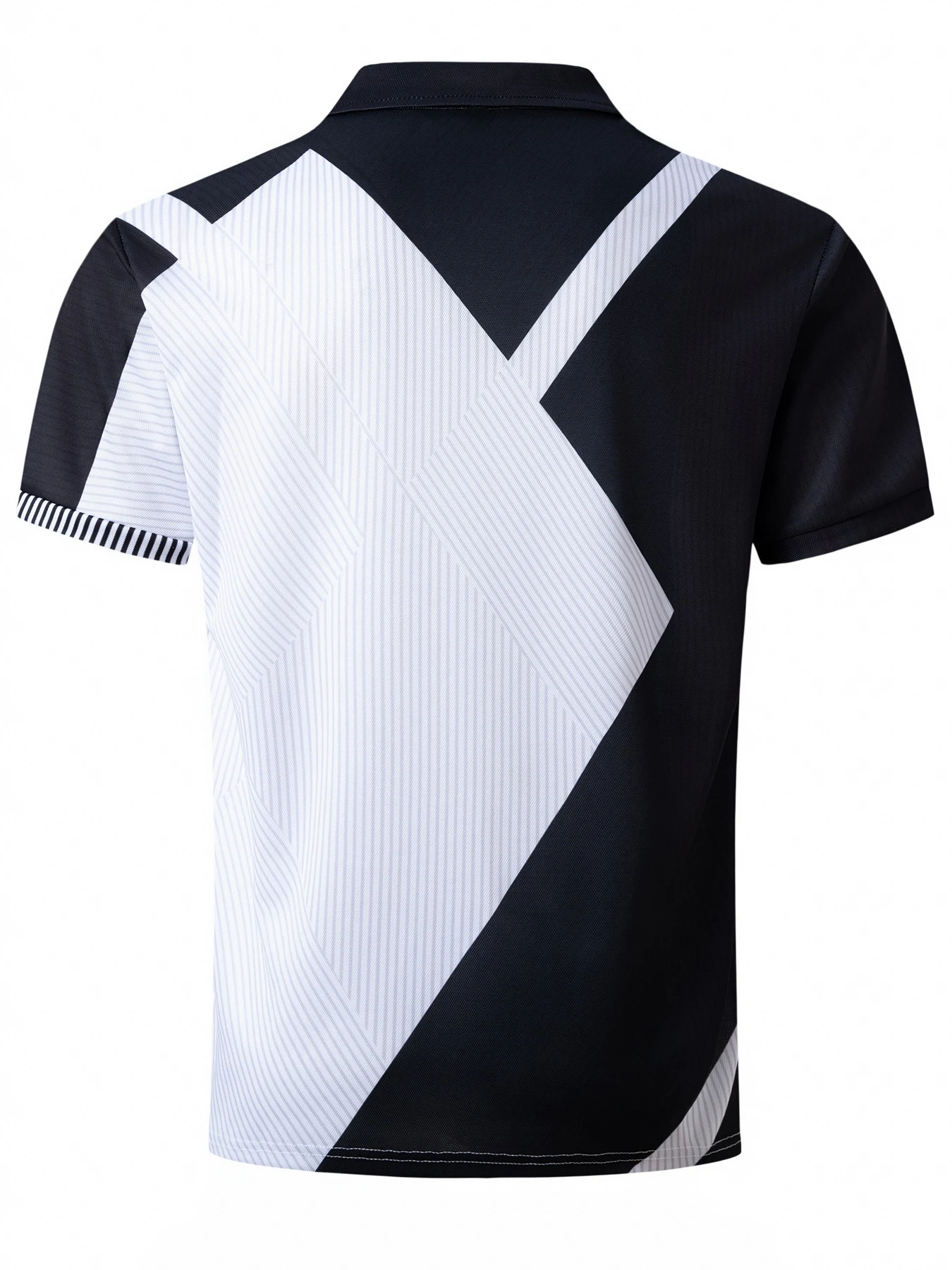 Title 15, Camisa Polo Curta Slim Color Masculina Estampada