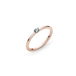 Anel de prata esterlina rosa com coração de amor de resina epóxi. Um presente especial para expressar seu amor e carinho. — foto 2