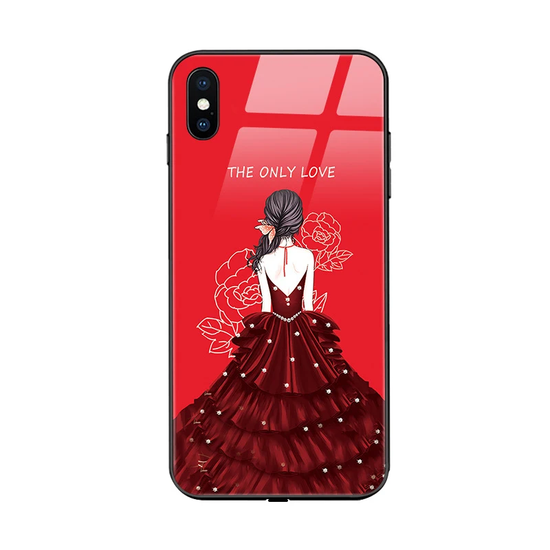 Title 1, Voice-activated Call Flashing Glass Phone Case....