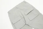 Pantalones de hombre lisos con bolsillos holgados y decorativos. Comodidad y estilo casual para uso diario. Encuentra tu par perfecto. — foto 12
