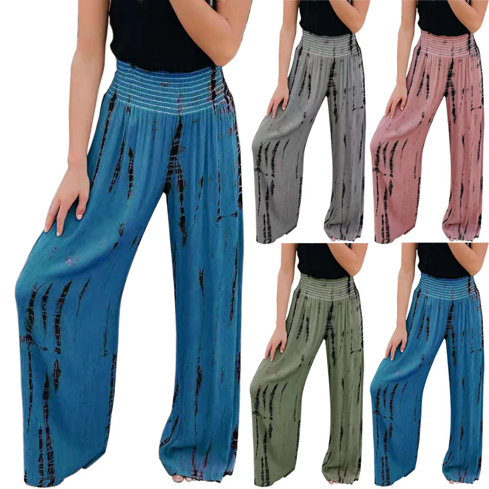Title 3, Womens Elasticized High Waist Pocket Wide Leg ...