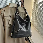Bolsa Mensageiro Retrô Estilo Coreano Grande Capacidade Textura Ampla Ideal para Trabalho e Passeios Conforto e Design Moderno — foto 12