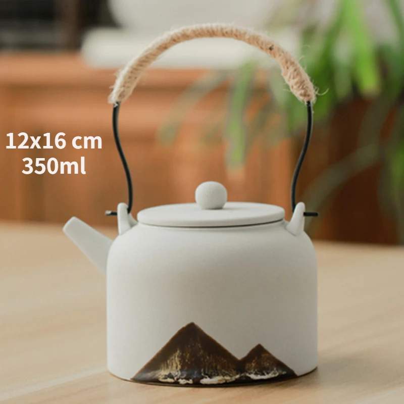 Title 5, Ceramic Portable Filter Teapot for fresh tea an...