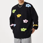 Suéter de punto unisex Maychao Jacquard Angora Dehaired, suave y abrigado, para hombre y mujer, perfecto para climas fríos. — foto 18