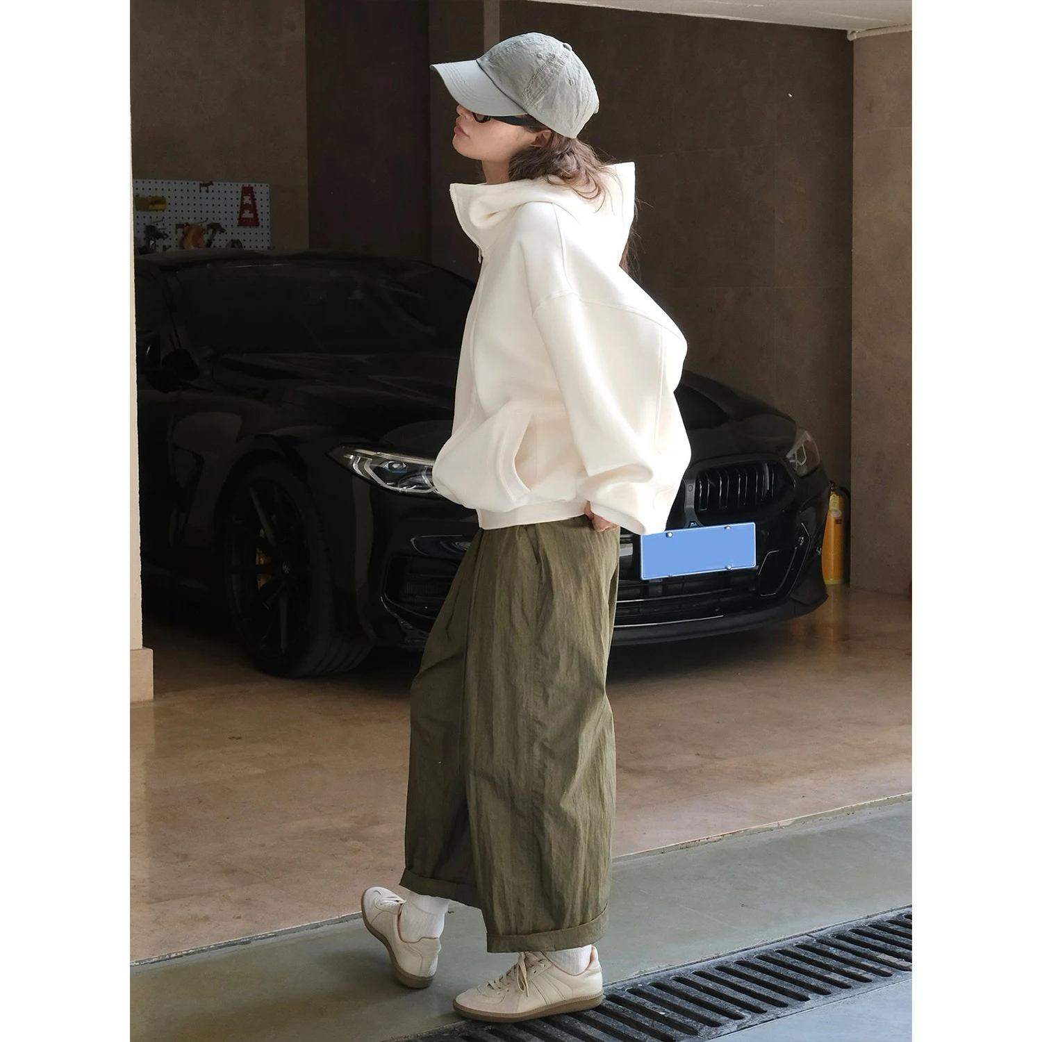 Nuevo suéter con capucha de capa de aire simple de moda coreana — foto 5