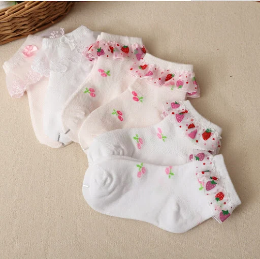 Title 5, Lace childrens socks, adorable and delicate. S...