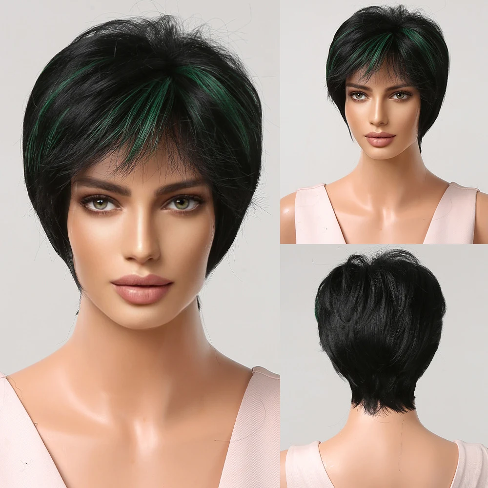 Cabelo curto cacheado elegante para rosto redondo e cabeça ondulada. Desfrute de um visual moderno e realce sua beleza natural com ondas charmosas. — foto 4