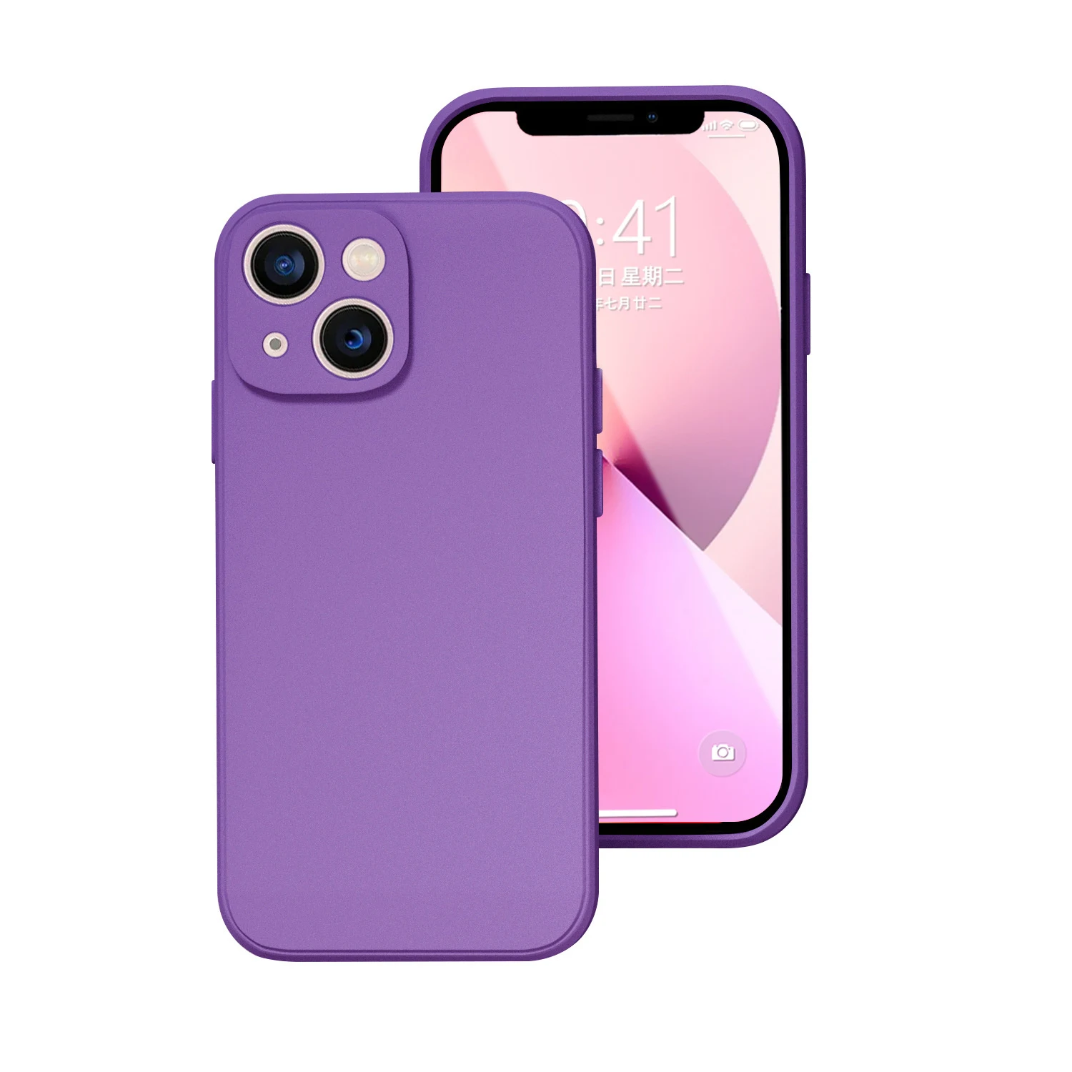 Title 9, Solid Color TPU Soft Shell Frosted Protective C...